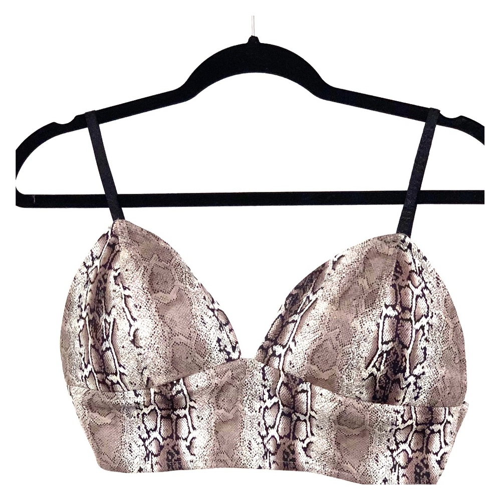 AGACI SNAKE PRINT BRALETTE | NWT